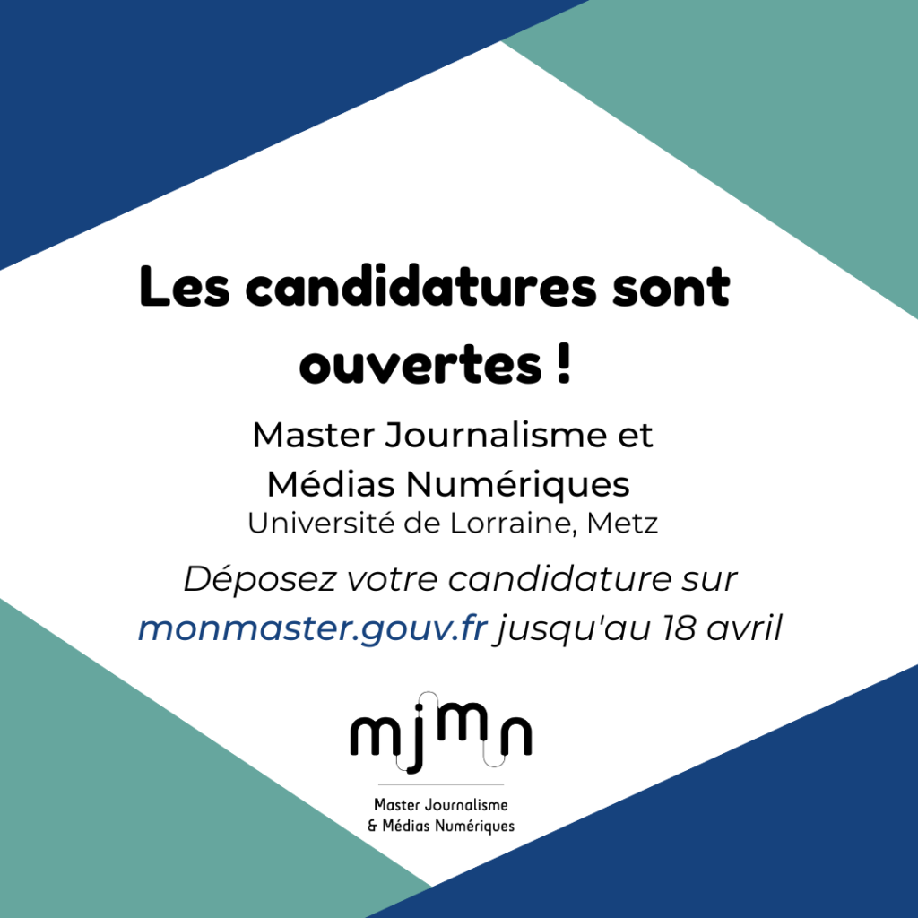 Les candidatures sont ouvertes !